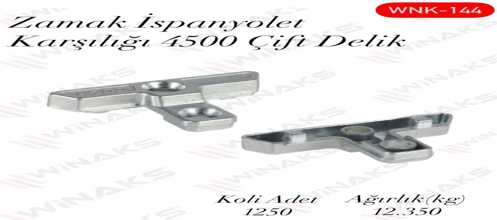 Zamak İspanyolet Karşılığı 4500 Çift Delik